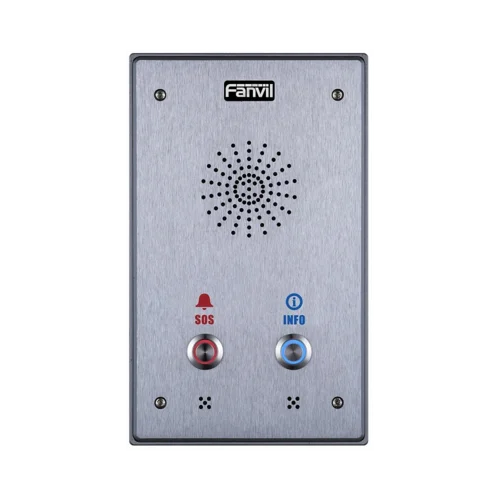 Fanvil i12-N-02P интерком, накладной, внешний, IP65, IK10, 2 кнопки Fanvil i12-N-02P интерком, накладной, внешний, IP65, IK10, 2 кнопки